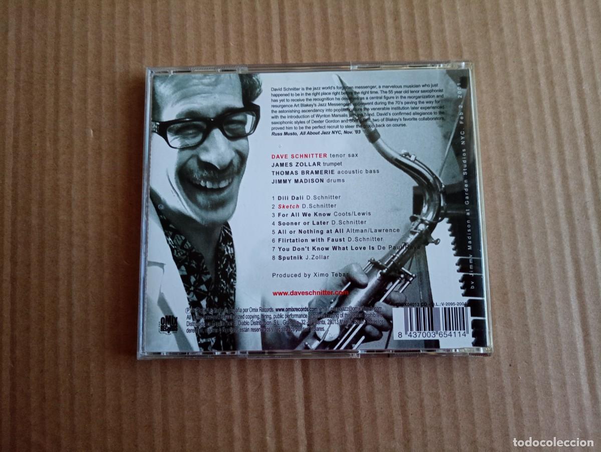 CDs de m&uacute;sica: DAVE SCHNITTER - SKETCH CD 2004 JAZZ - Foto 3