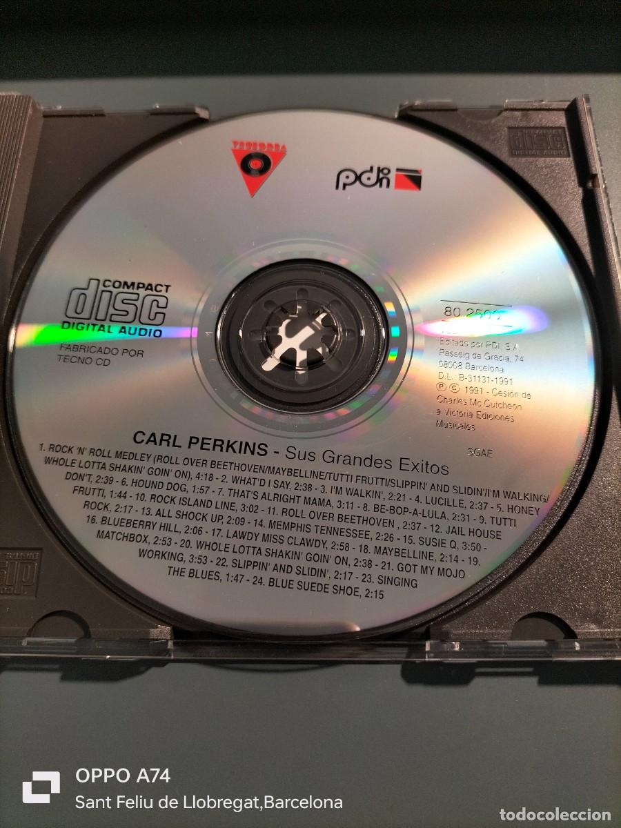 CDs de m&uacute;sica: RAR CD. CARL PERKINS. SUS GRANDES &Eacute;XITOS - Foto 2