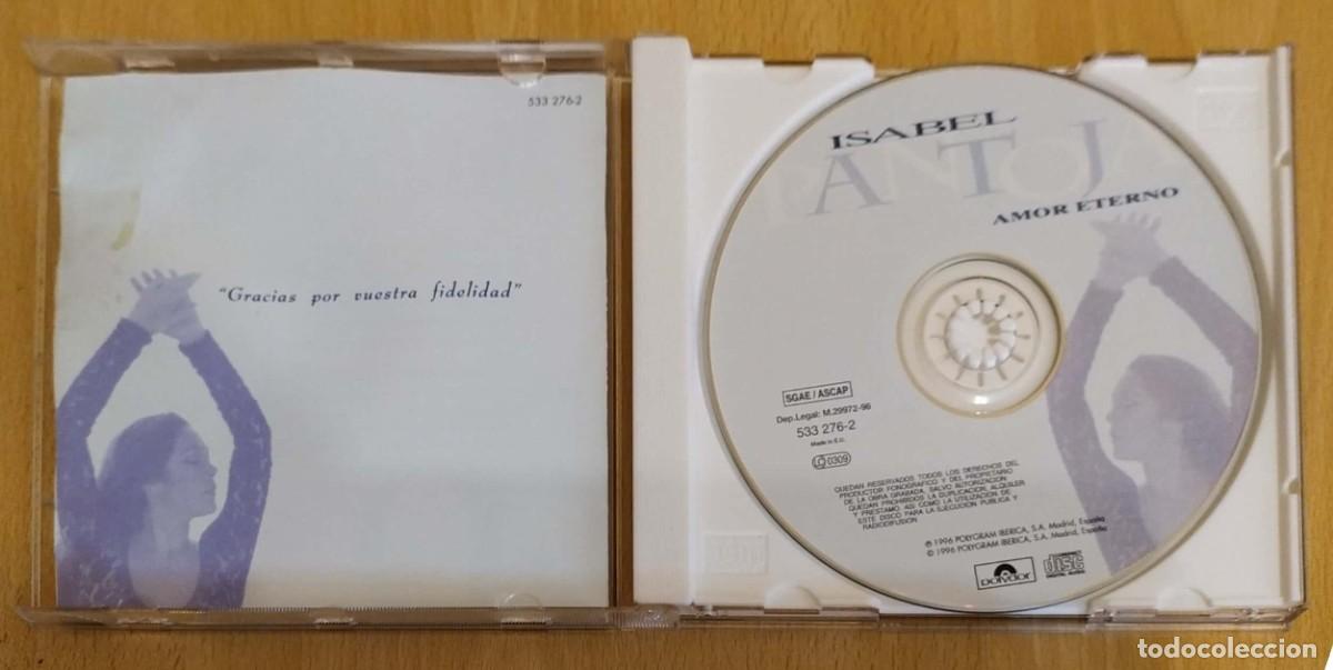 CDs de m&uacute;sica: ISABEL PANTOJA (AMOR ETERNO) CD 1996 - Foto 3