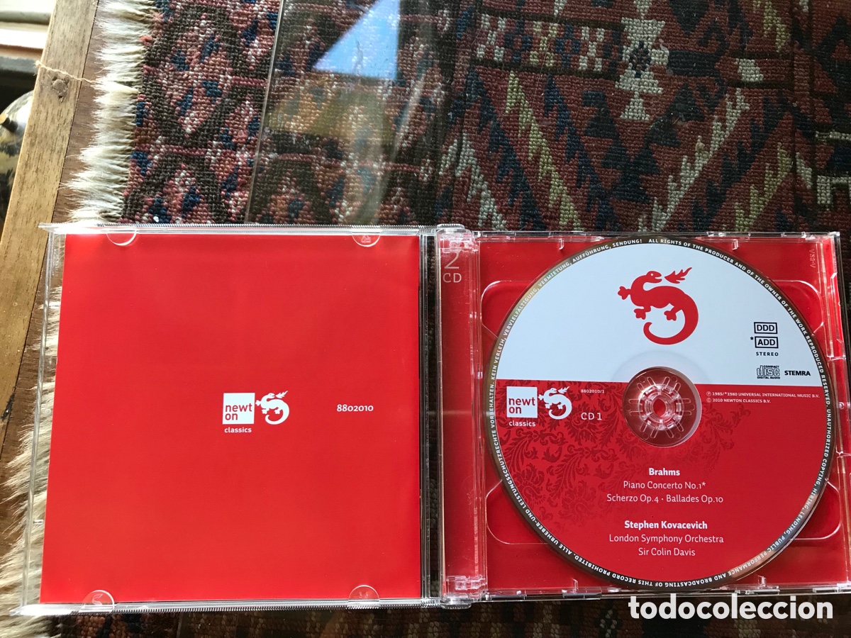 CDs de m&uacute;sica: Stephen Kovacevich. Brahms. Sir Colin Davis. Newton classics - Foto 4