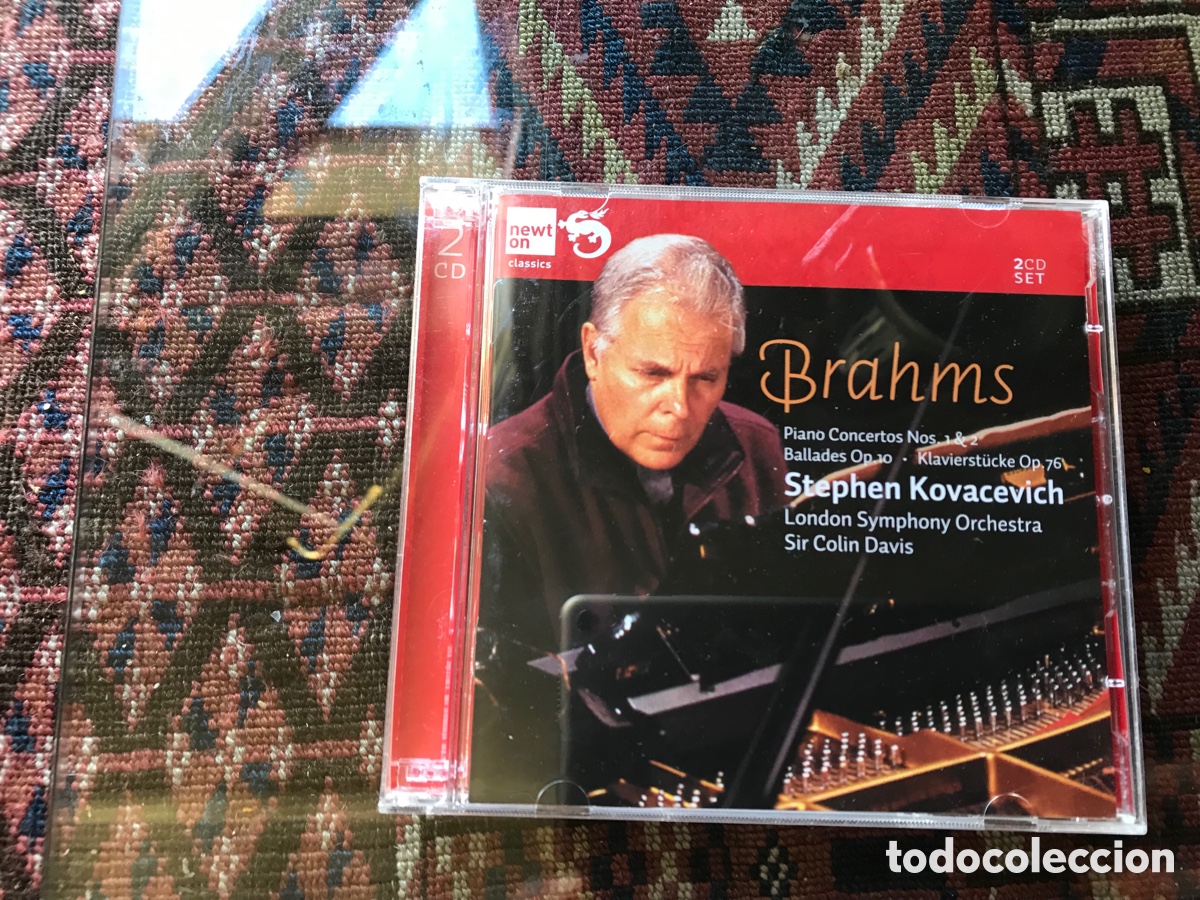CDs de m&uacute;sica: Stephen Kovacevich. Brahms. Sir Colin Davis. Newton classics - Foto 1