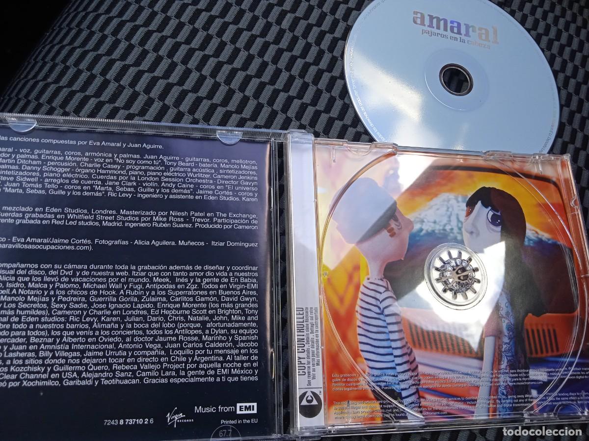 CDs de m&uacute;sica: Amaral. CD P&aacute;jaros en la cabeza - Foto 3