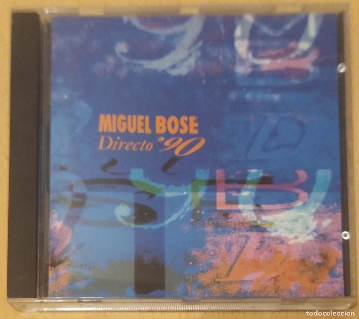 CDs de m&uacute;sica: MIGUEL BOSE (DIRECTO 90) CD 1991 - Foto 1