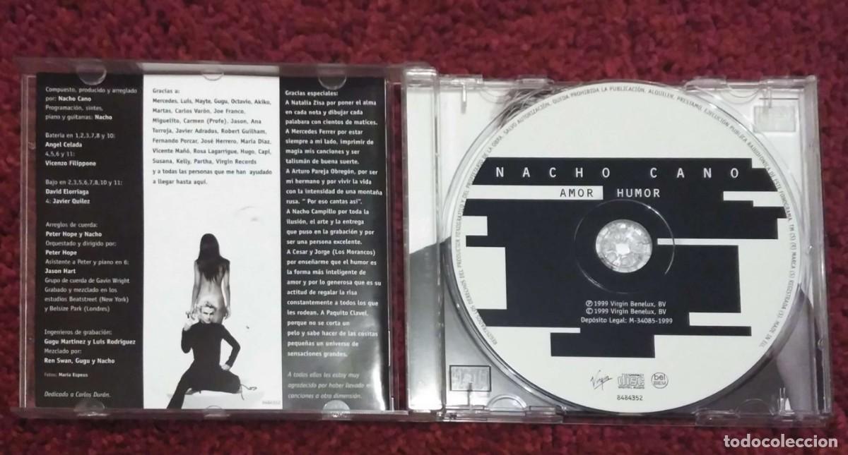 CDs de m&uacute;sica: NACHO CANO (AMOR HUMOR) CD 1999 - Foto 3