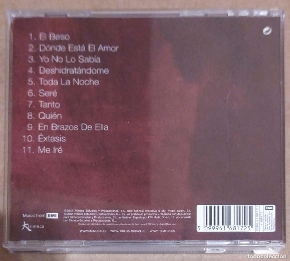 CDs de m&uacute;sica: PABLO ALBORAN (TANTO) CD 2012 - Foto 2