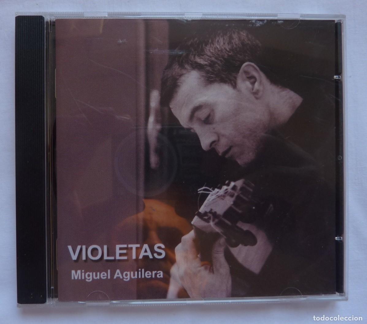 CDs de m&uacute;sica: MIGUEL AGUILERA / VIOLETAS / 2001 / CD - Foto 1