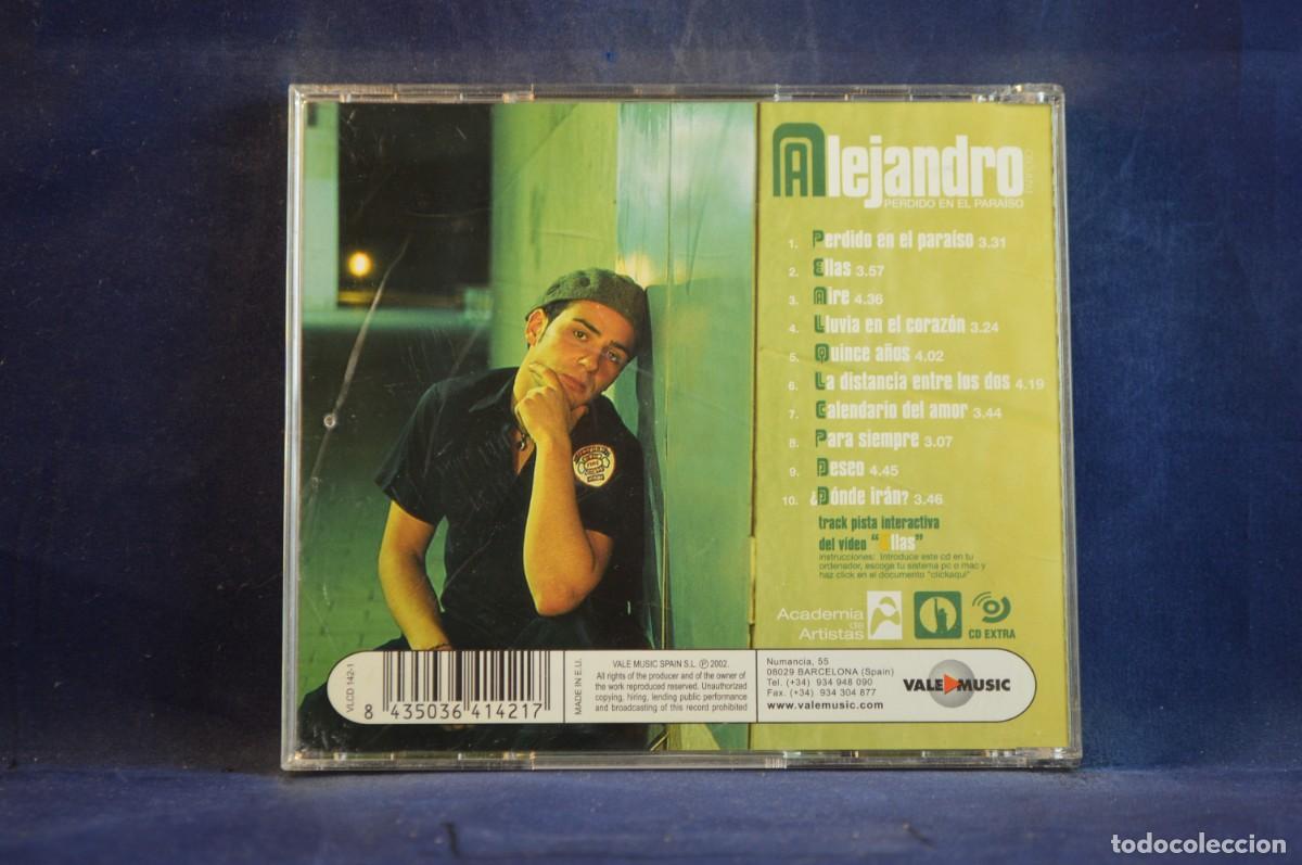 CDs de m&uacute;sica: ALEJANDRO PARRE&Ntilde;O. &ndash; PERDIDO EN EL PARA&Iacute;SO - CD - Foto 2