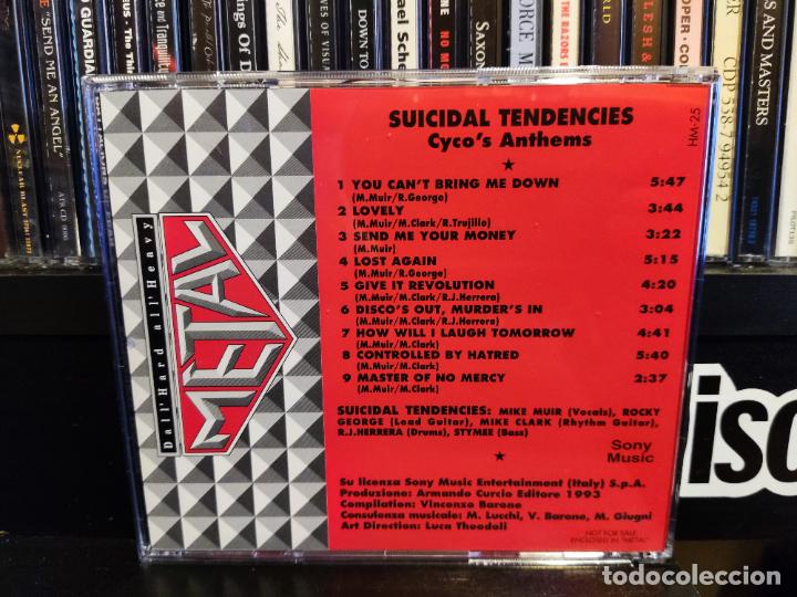 CDs de m&uacute;sica: SUICIDAL TENDENCIES - CYCOS ANTHEMS - Foto 2