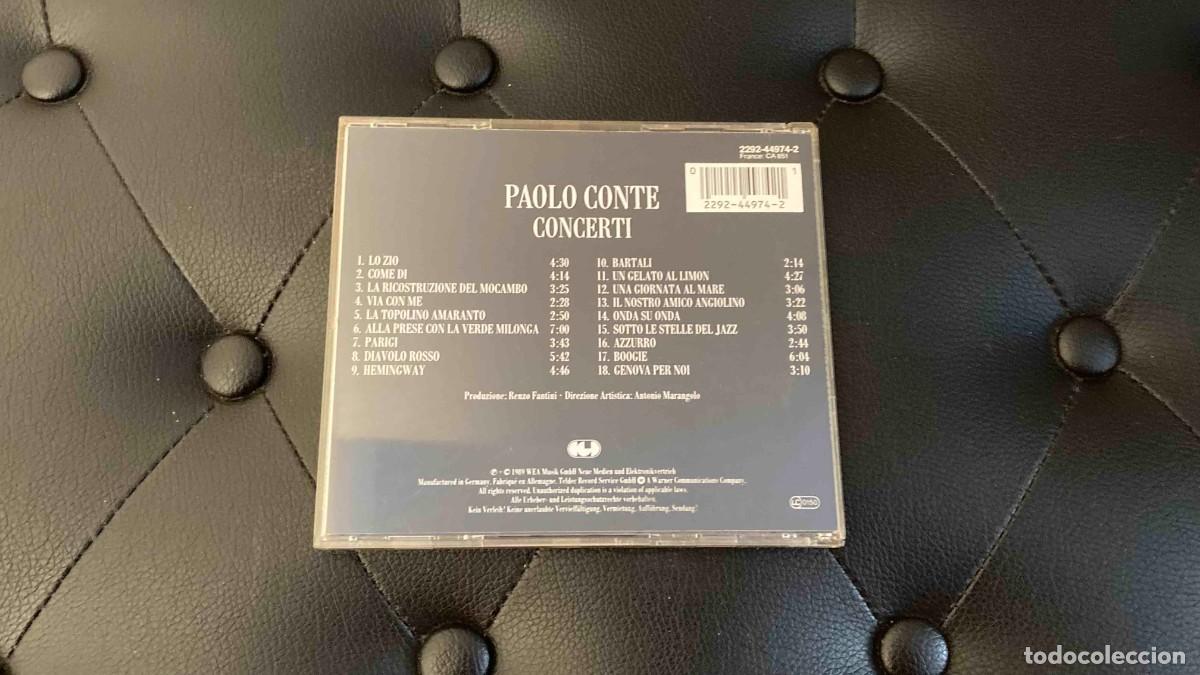 CDs de m&uacute;sica: 4 CDS. Paolo Conte - Foto 2
