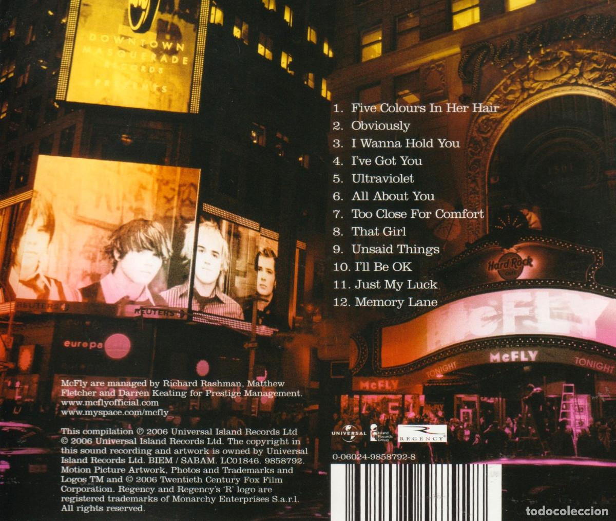 CDs de m&uacute;sica: �R6070 - MCFLY. JUST MY LUCK. CD. - Foto 2