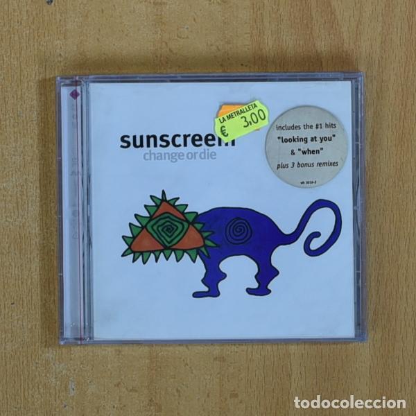 CDs de m&uacute;sica: SUNSCREEM - CHANGE OR DIE - CD - Foto 1