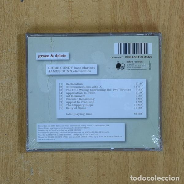 CDs de m&uacute;sica: GRACE & DELETE - GRACE & DELETE - CD - Foto 2