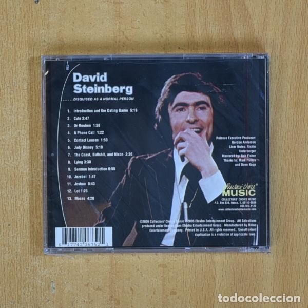 CDs de m&uacute;sica: DAVID STEINBERG - DISGUISED AS A NORMAL PERSON - CD - Foto 2