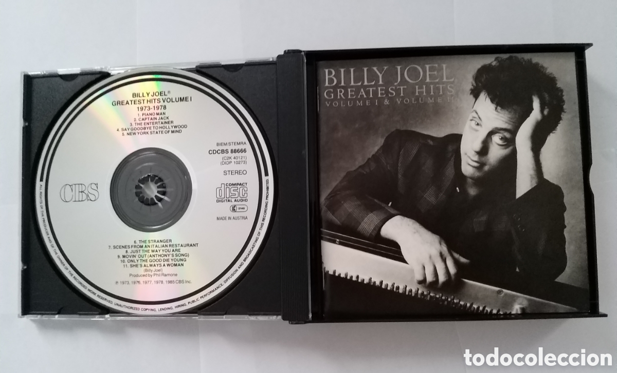 CDs de m&uacute;sica: BILLY JOEL - GREATEST HITS - 2 CD SET - Foto 4