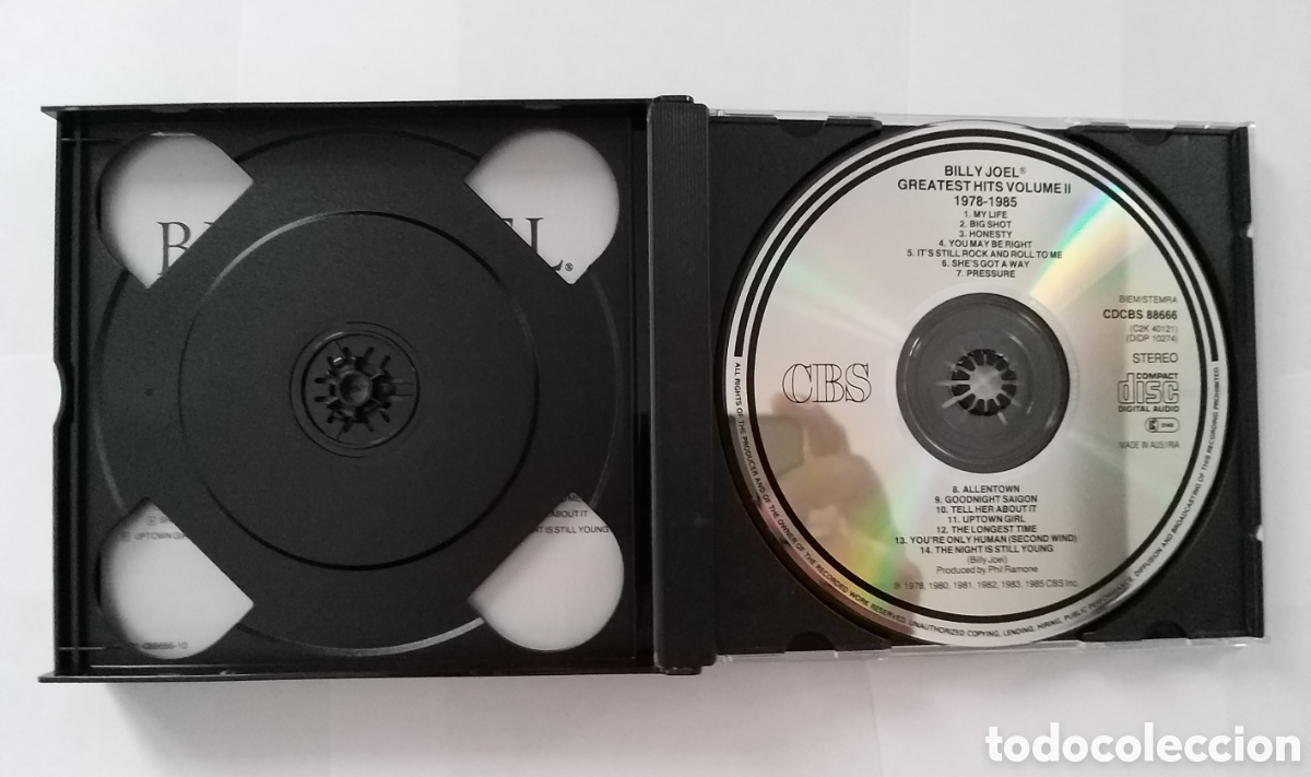 CDs de m&uacute;sica: BILLY JOEL - GREATEST HITS - 2 CD SET - Foto 5