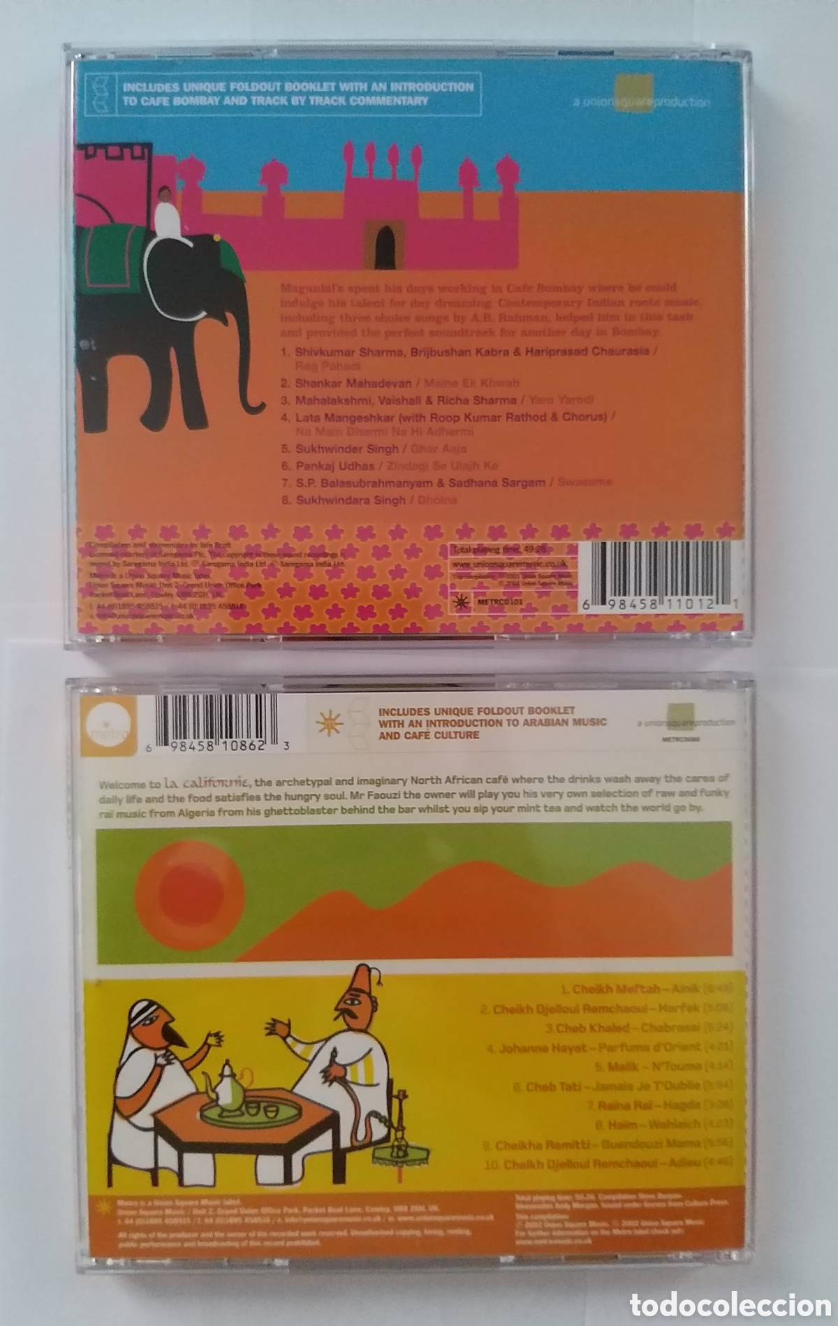 CDs de m&uacute;sica: CAFE BOMBAY + CAFE ARABIA - 2 CD SET - Foto 2