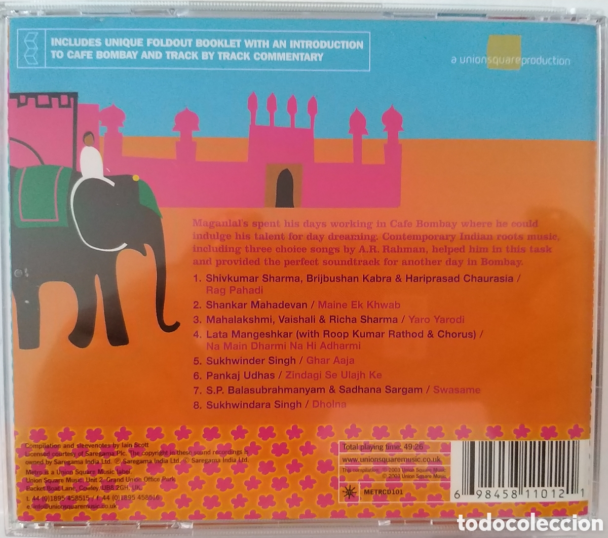 CDs de m&uacute;sica: CAFE BOMBAY + CAFE ARABIA - 2 CD SET - Foto 4