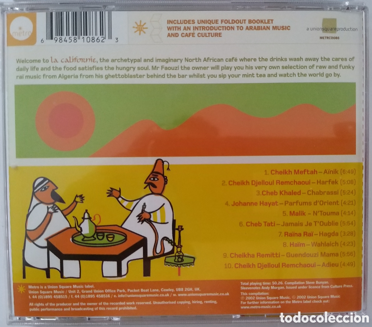 CDs de m&uacute;sica: CAFE BOMBAY + CAFE ARABIA - 2 CD SET - Foto 5