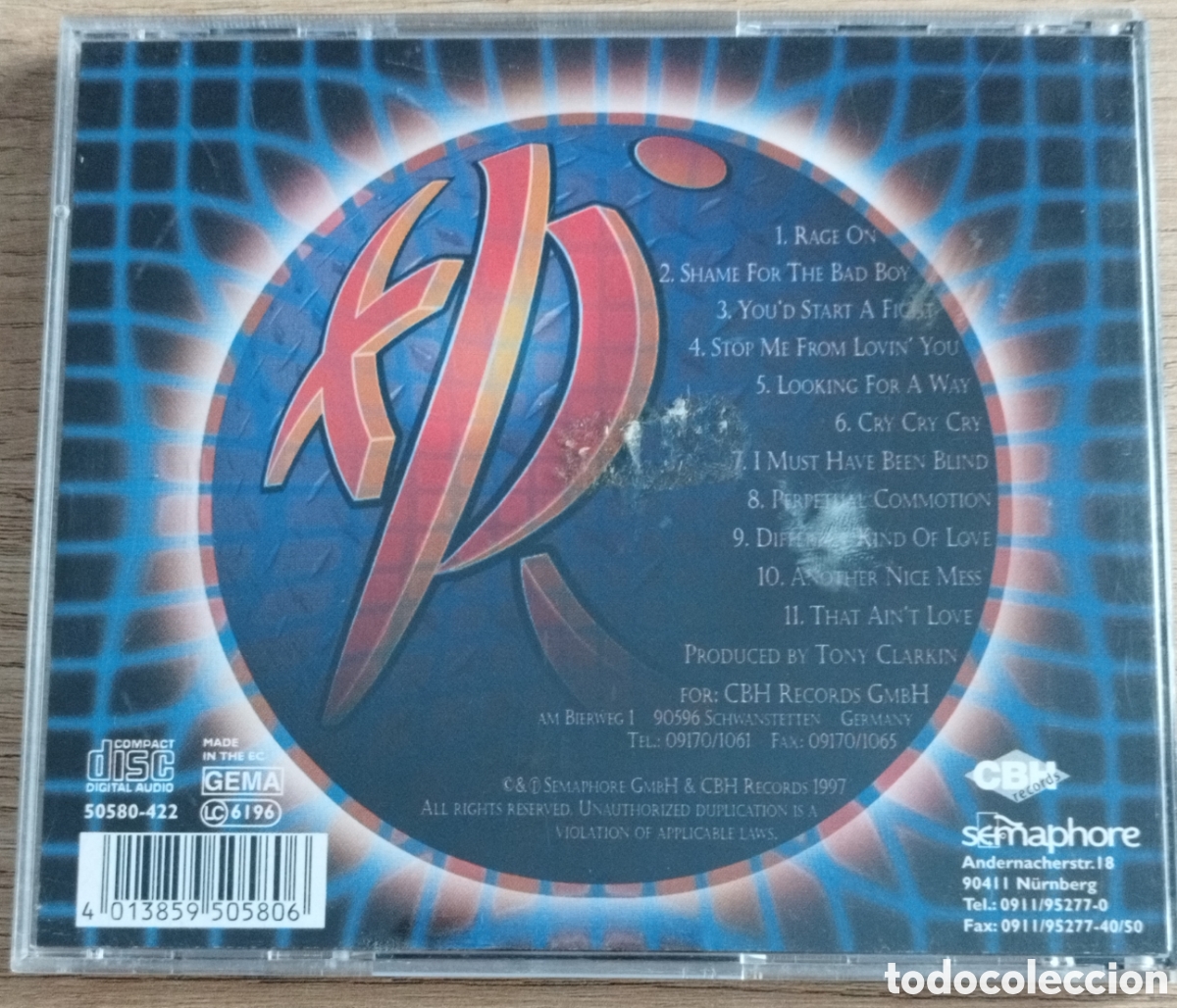 CDs de m&uacute;sica: Hard Rain - Hard Rain - Foto 2