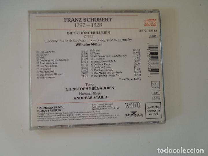 CDs de m&uacute;sica: SCHUBERT- DIE SCH&Ouml;NE M&Uuml;LLERIN - ANDREAS STAIER - CD - Foto 3