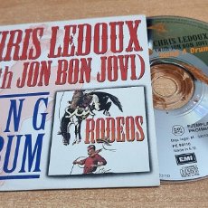 CDs de Música: CHRIS LEDOUX & JON BON JOVI BANG A DRUM CD SINGLE PROMO CARTON DEL AÑO 1999 ESPAÑA 1 TEMA