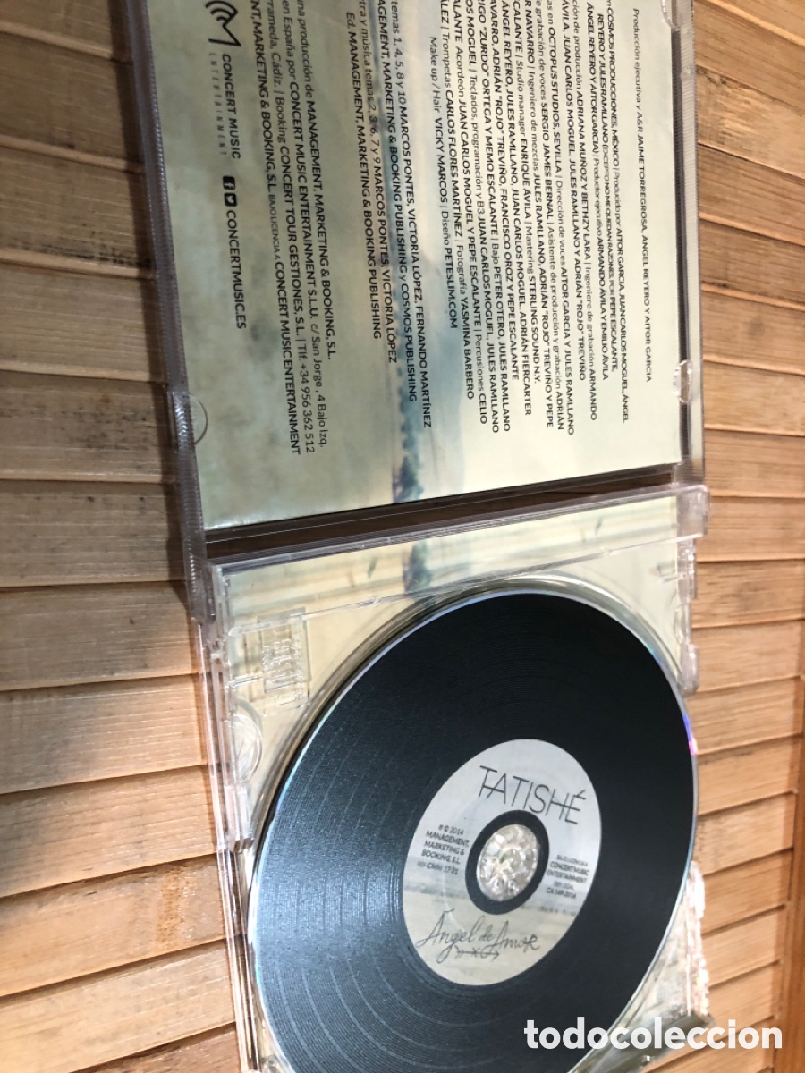 CDs de m&uacute;sica: TATISH&Eacute; ( Angel de amor ) CD SEMINUEVO - Foto 3
