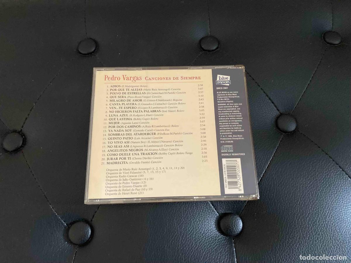 CDs de m&uacute;sica: CD. Pedro Vargas. Canciones de siempre - Foto 2