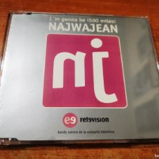CDs de Música: NAJWAJEAN I'M GONNA BE (500 MILES) NAJWA NIMRI CARLOS JEAN CD SINGLE 1999 CONTIENE 2 TEMAS