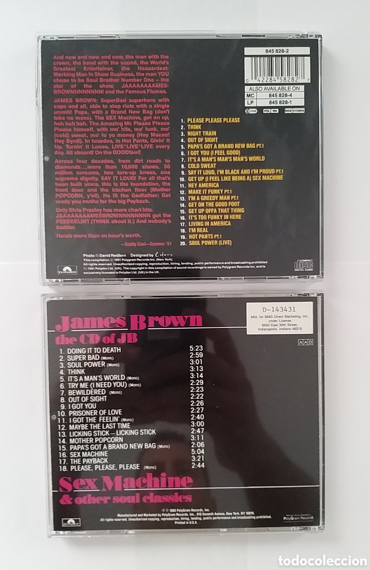 CDs de m&uacute;sica: James Brown - Greatest Hits - 2 cd Set - Foto 2