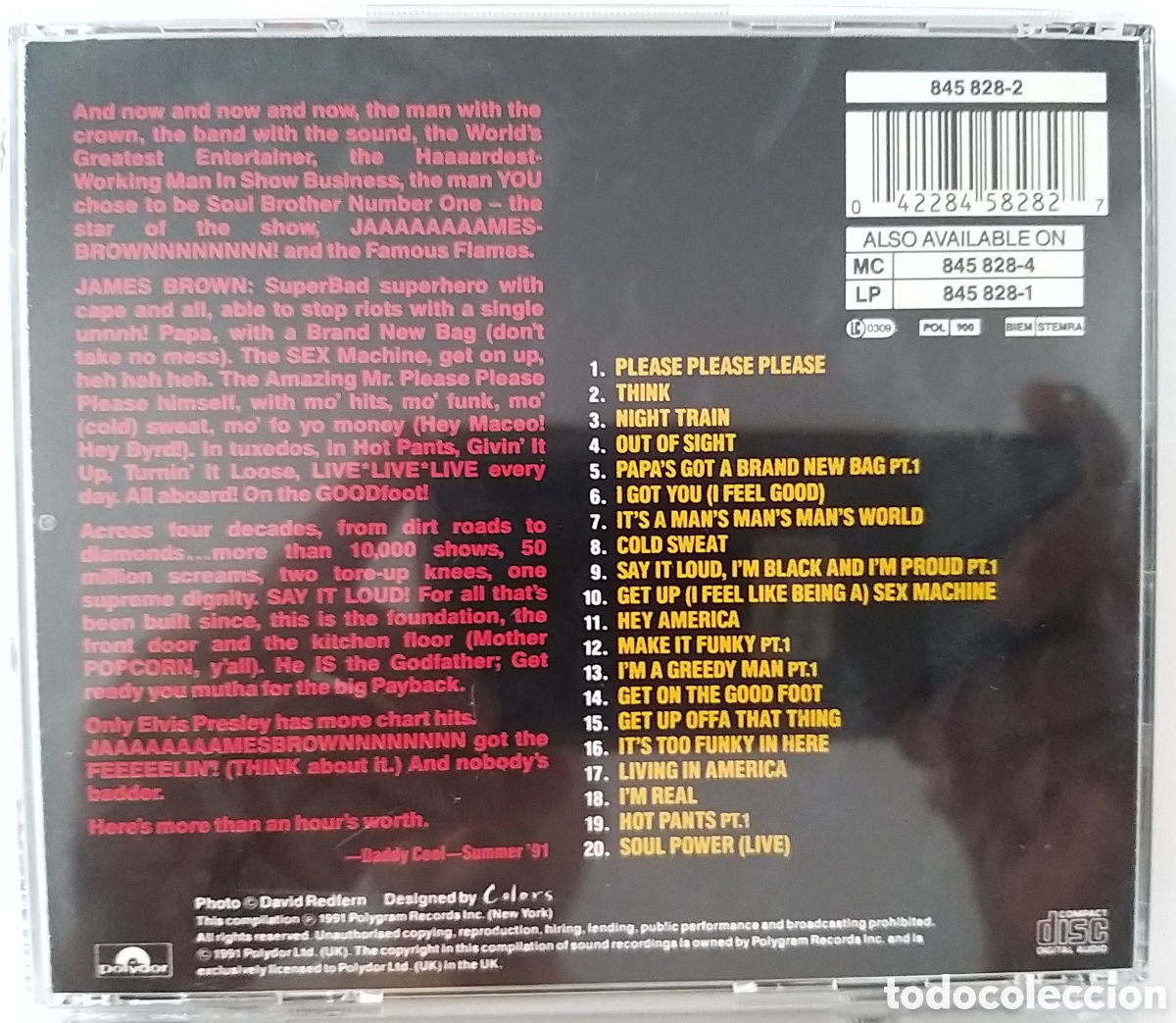 CDs de m&uacute;sica: James Brown - Greatest Hits - 2 cd Set - Foto 4