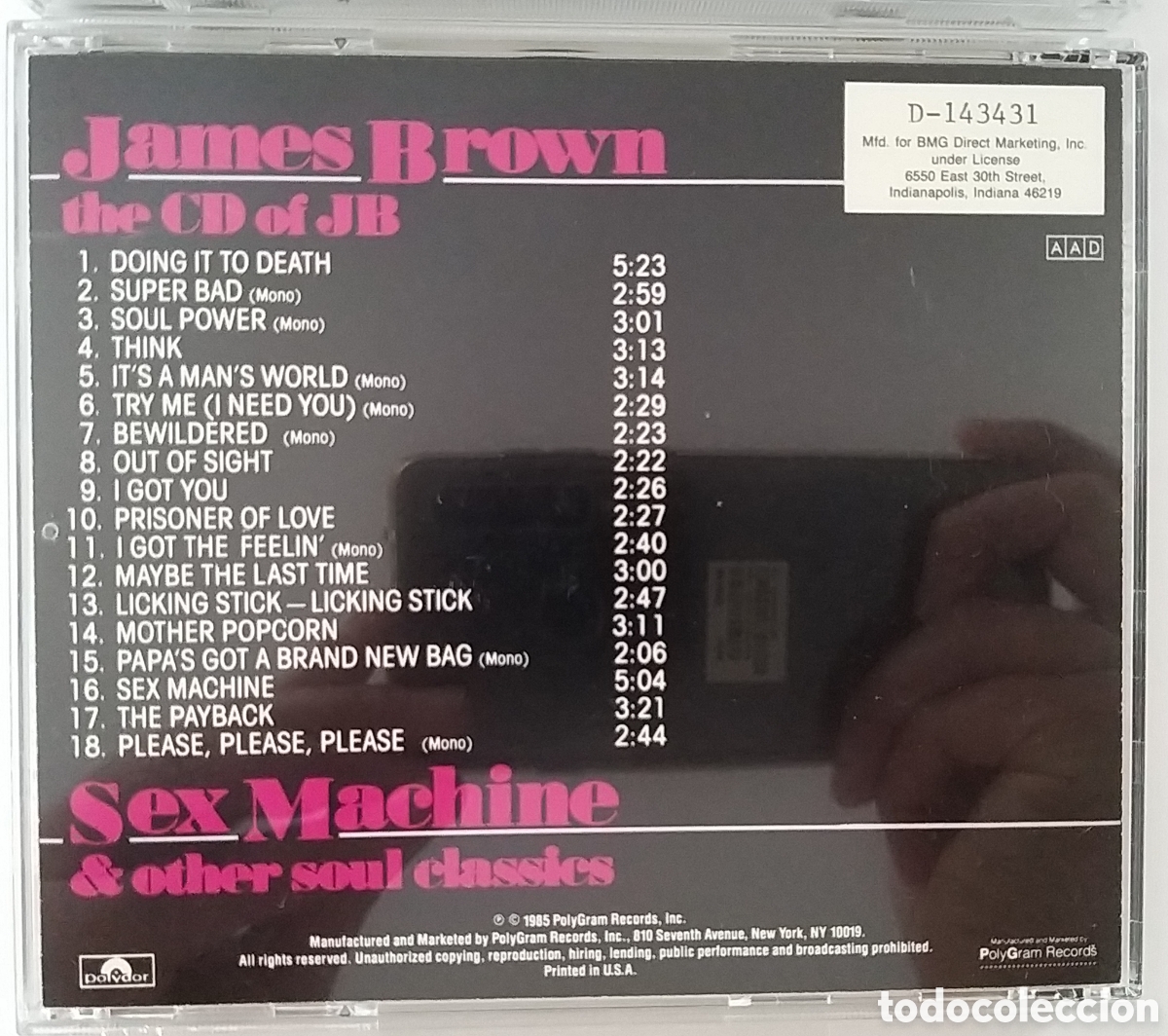 CDs de m&uacute;sica: James Brown - Greatest Hits - 2 cd Set - Foto 5