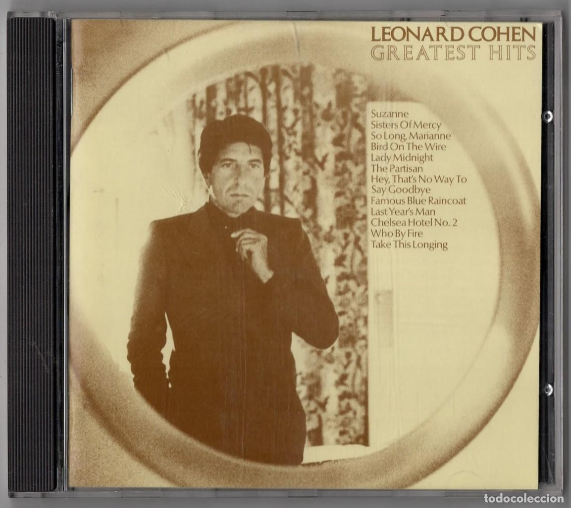 CDs de m&uacute;sica: CD - LEONARD COHEN - GREATEST HITS - Foto 1