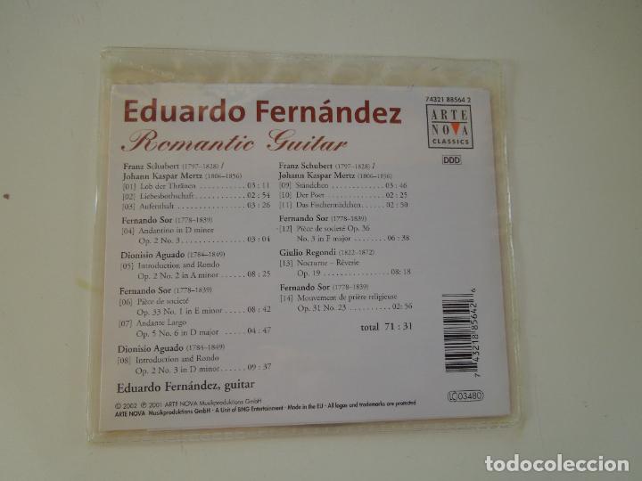CDs de m&uacute;sica: EDUARDO FERNANDEZ - ROMANTIC GUITAR - CD - Foto 2