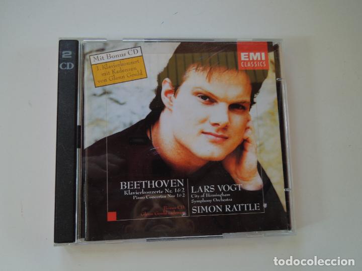 CDs de m&uacute;sica: BEETHOVEN - LARS VOGT - SIMON RATTLE - 2CD - Foto 1