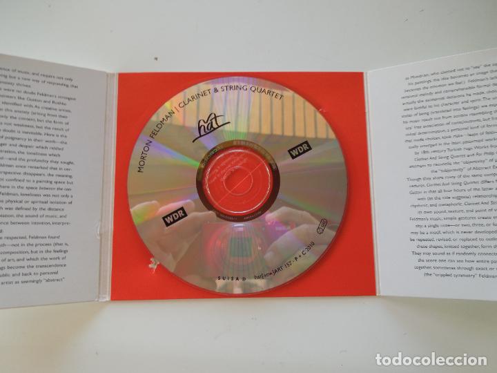 CDs de m&uacute;sica: MORTON FELDMAN - CLARINET &STRING QUARTET - CD - Foto 2