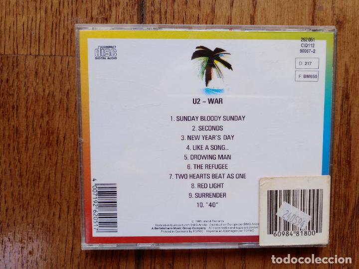CDs de m&uacute;sica: U2 - War - Foto 3