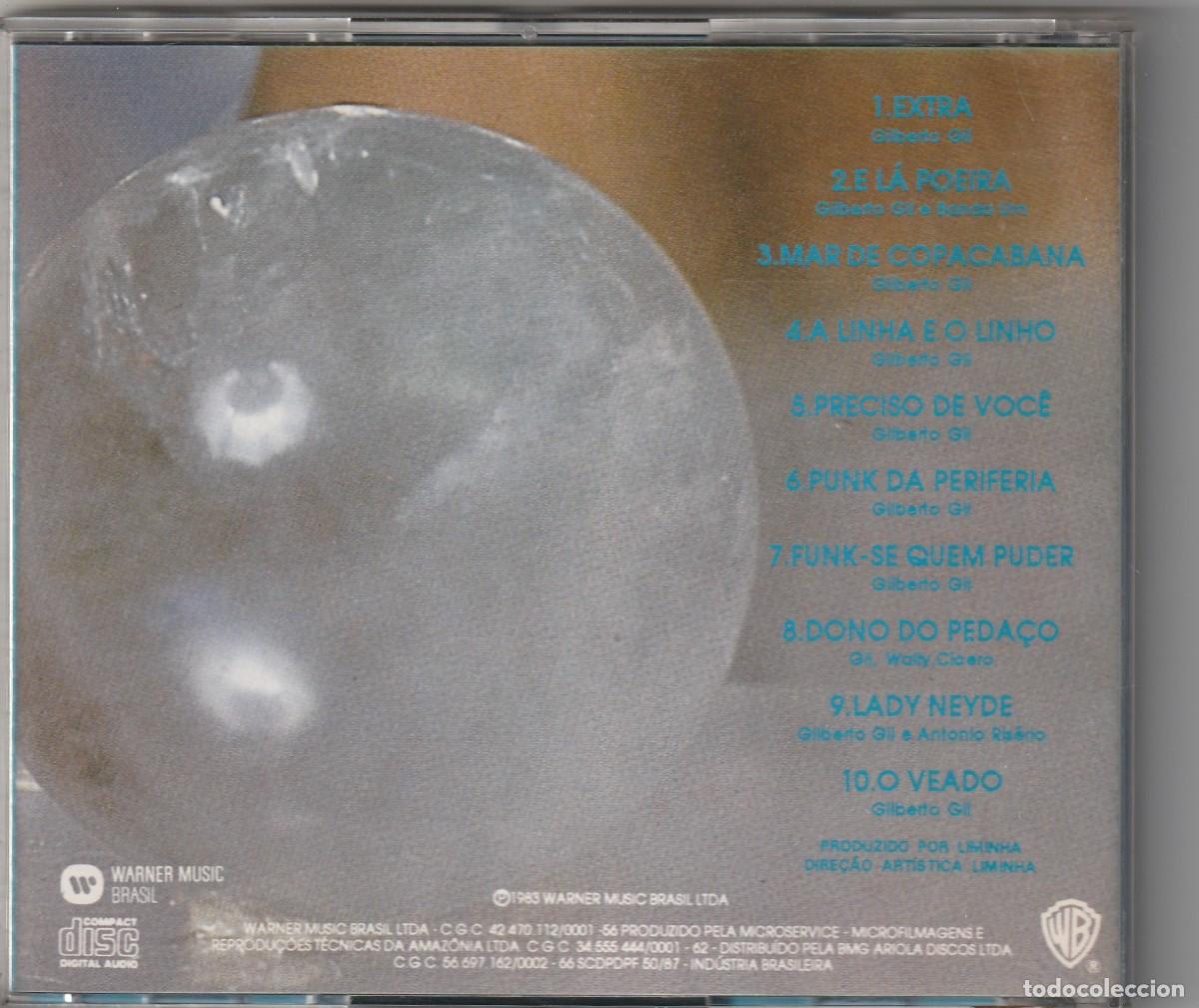 CDs de m&uacute;sica: GILBERTO GIL - EXTRA (CD WEA 1993 BRASIL) - Foto 2