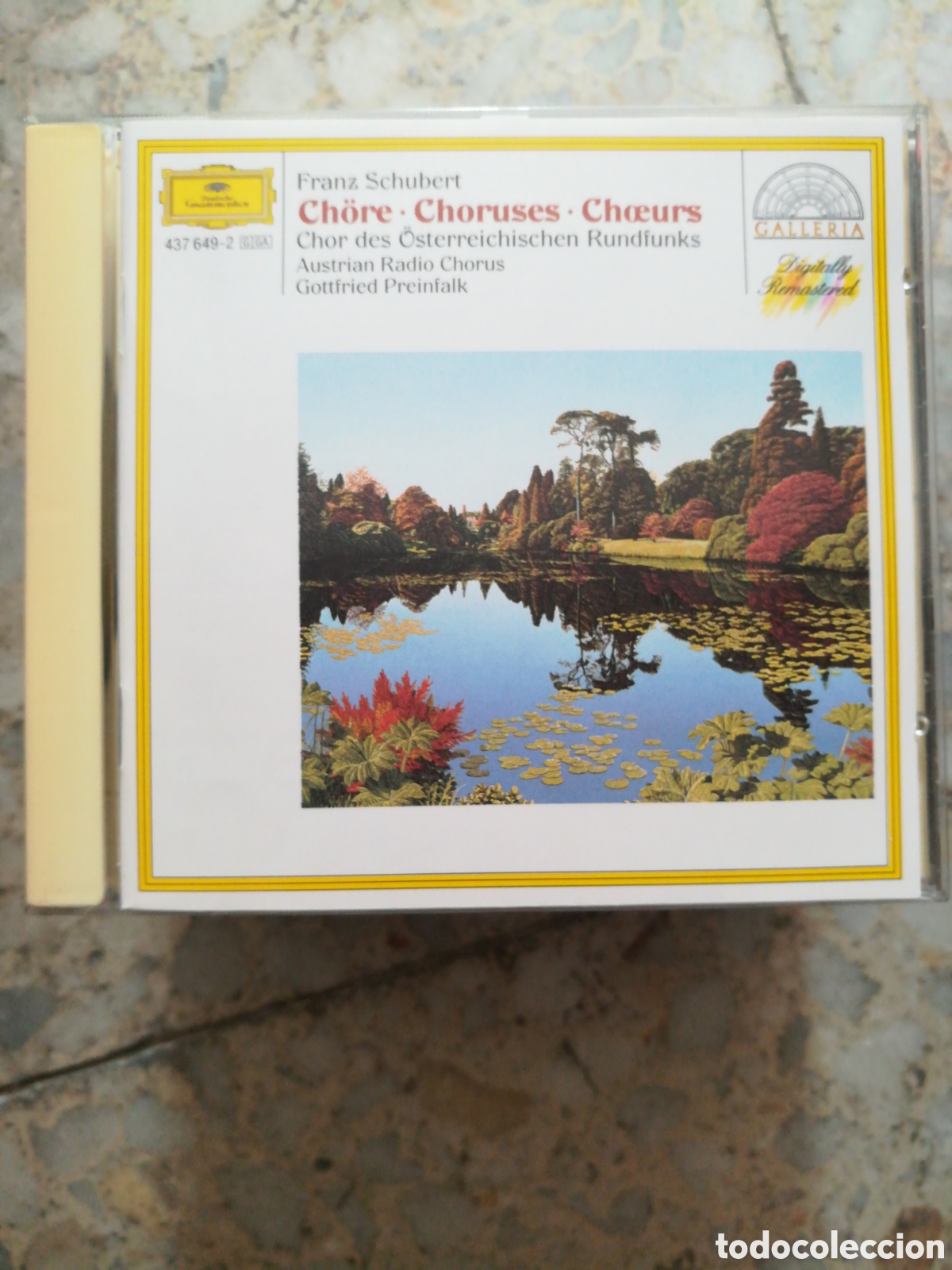 CDs de m&uacute;sica: CD SCHUBERT CHORE CHORUSES. COTTFRIED PREINFALK - Foto 1