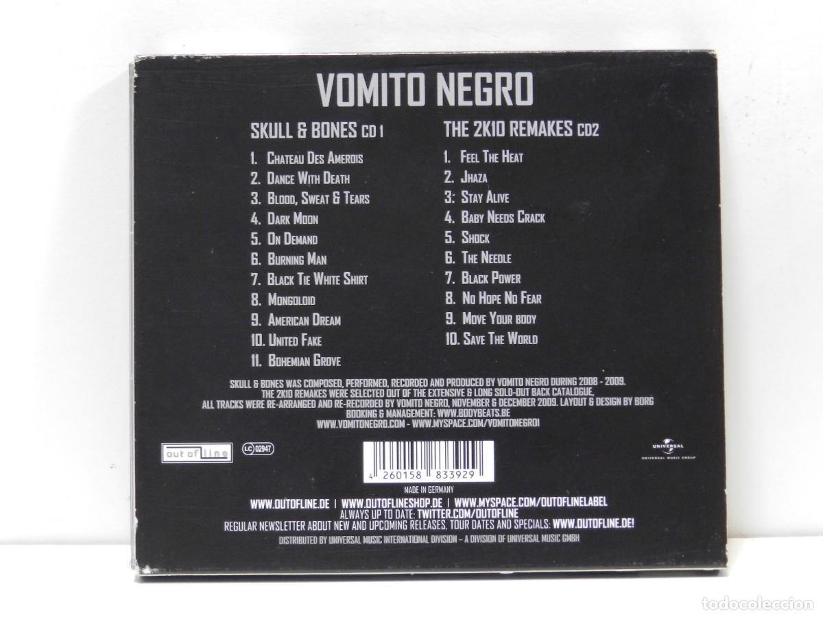 CDs de m&uacute;sica: DISCO 2 X CD. Vomito Negro &ndash; Skull & Bones. COMPACT DISC. - Foto 2