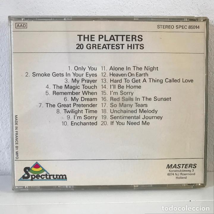 CDs de m&uacute;sica: The Platters. 20 greatest hits. - Foto 2