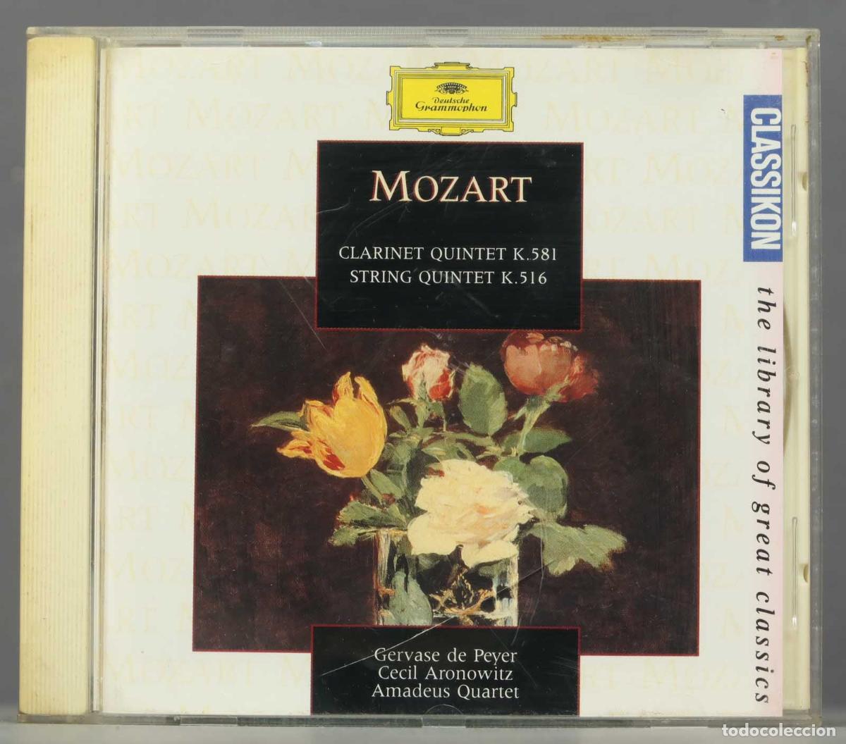 CDs de m&uacute;sica: CD. MOZART. K 581. 516. ARONOWITZ - Foto 1