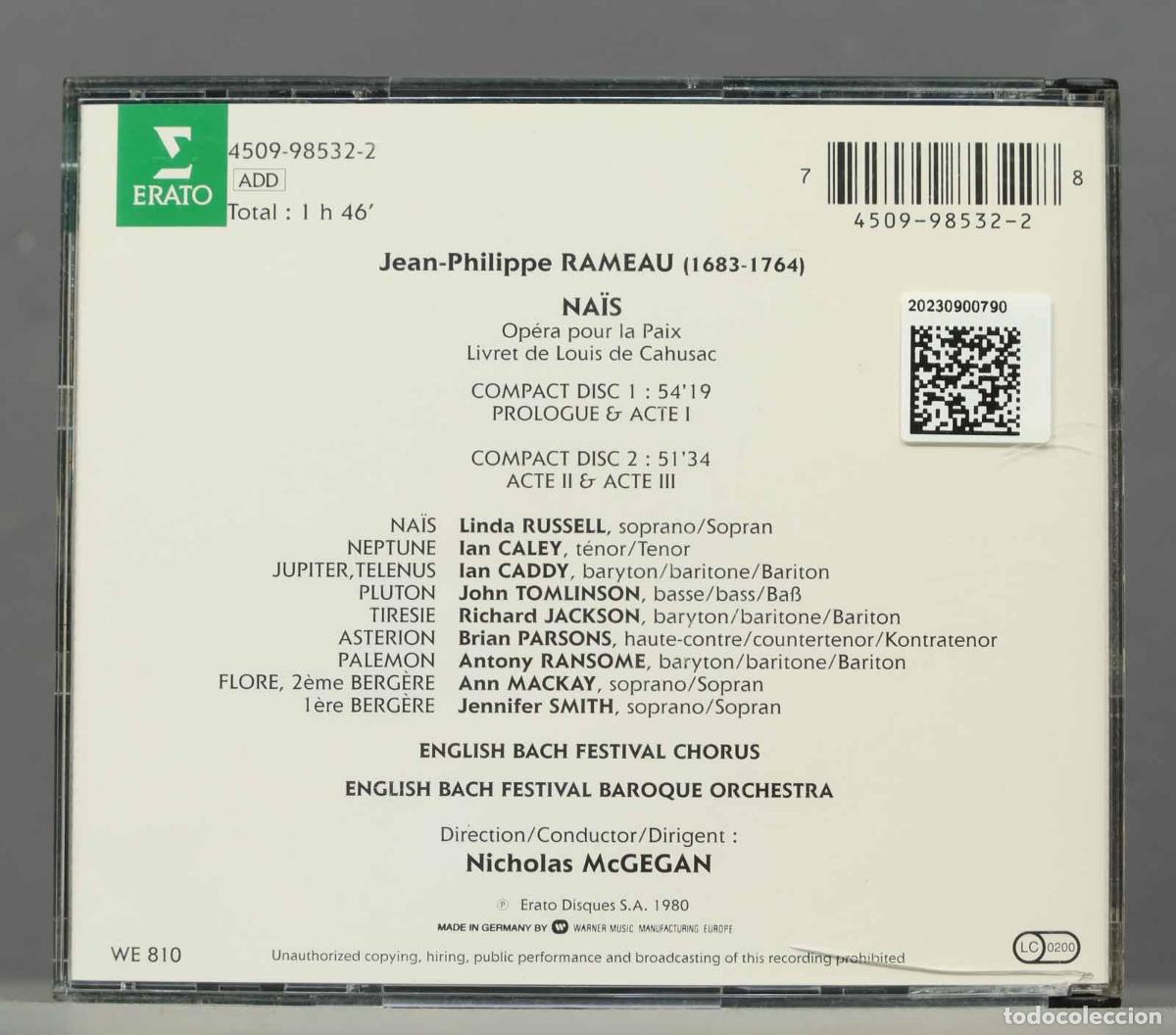 CDs de m&uacute;sica: 2 CD. Smith &ndash; Remeau / Na&iuml;s. MACGEGAN - Foto 2
