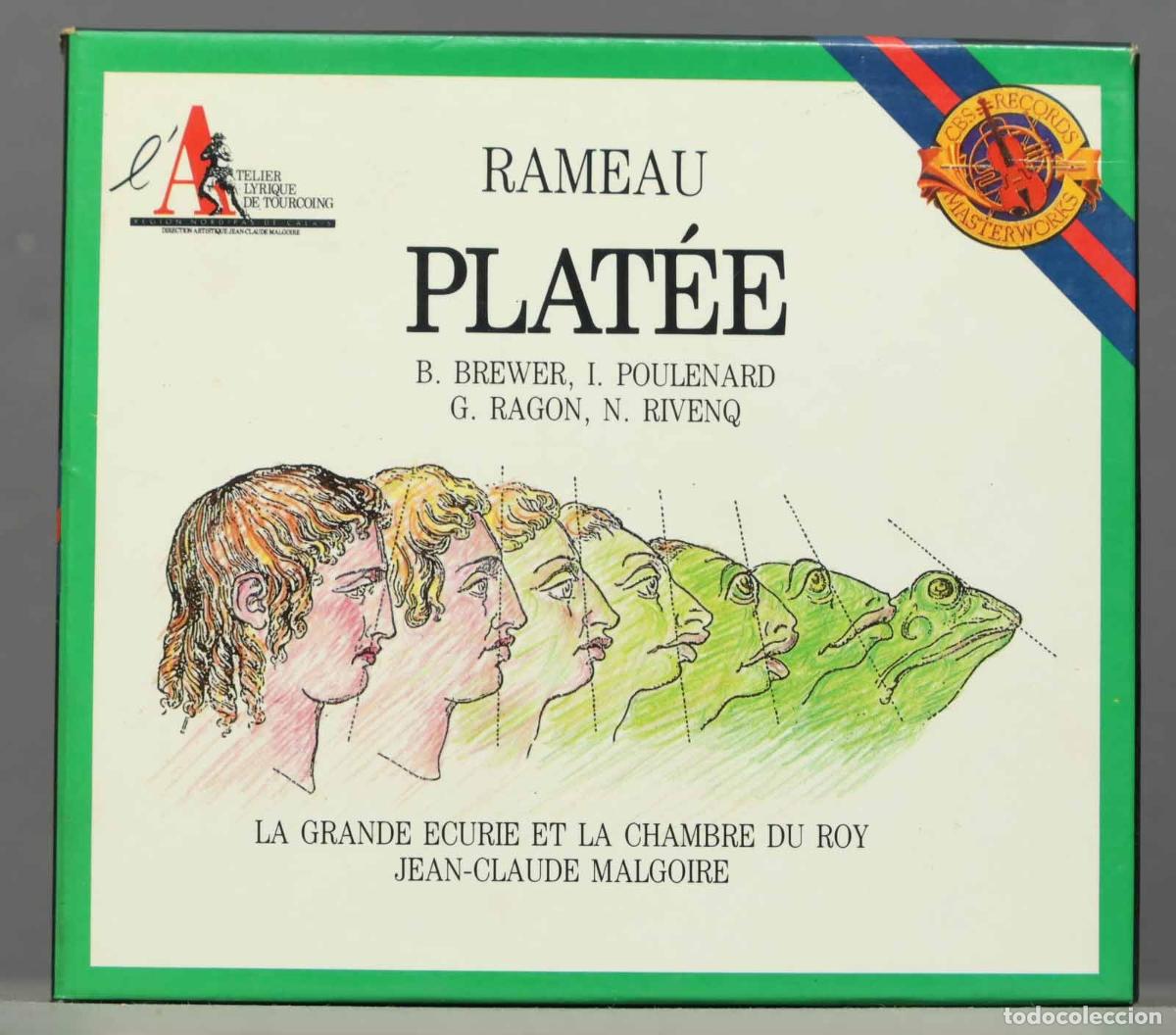 CDs de m&uacute;sica: 2 CD. Malgoire &ndash; Plat&eacute;e. RAMEAU. BREWER - Foto 1