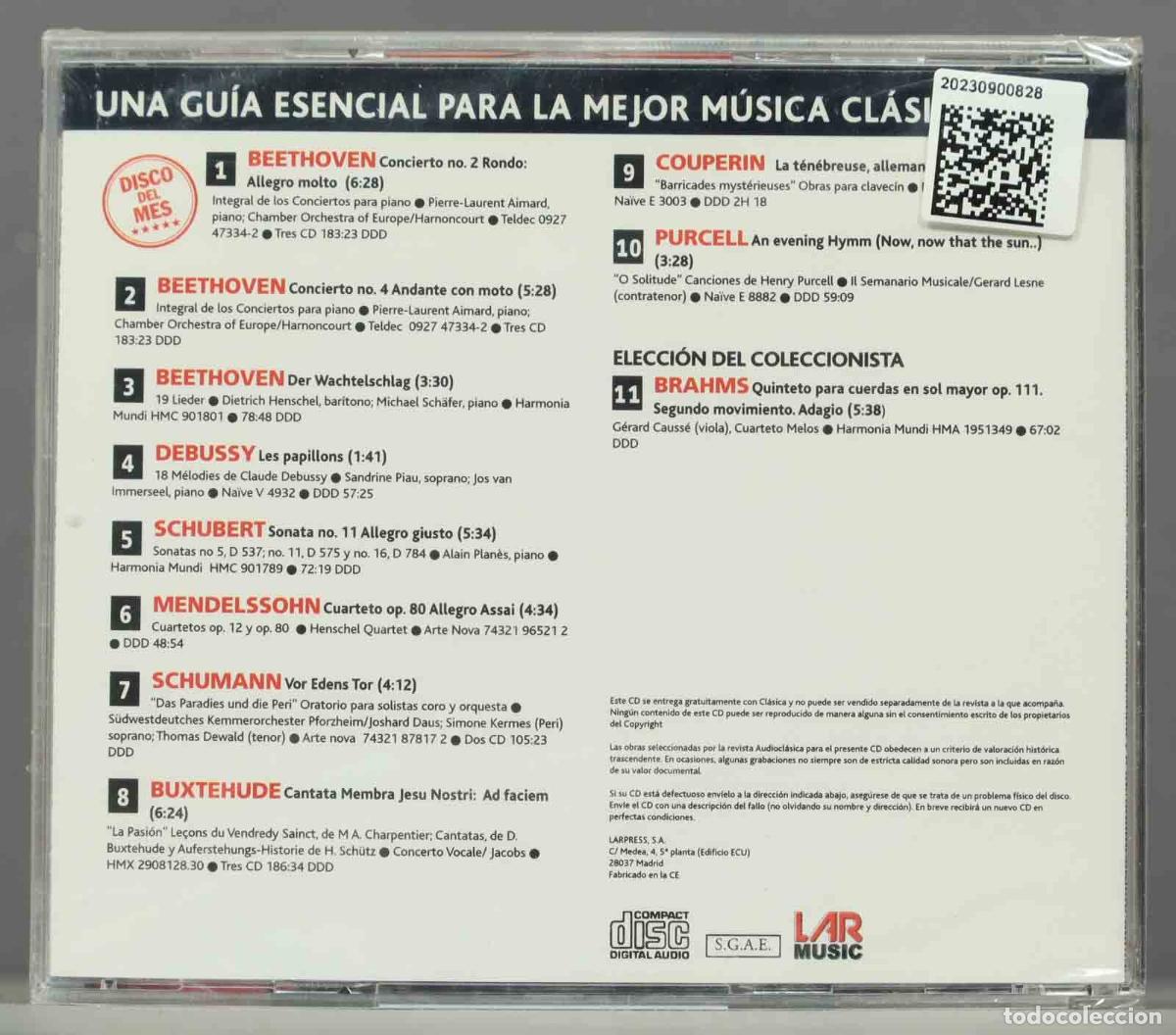 CDs de m&uacute;sica: CD. BRAHMS. OP 111. PRECINTADO - Foto 2
