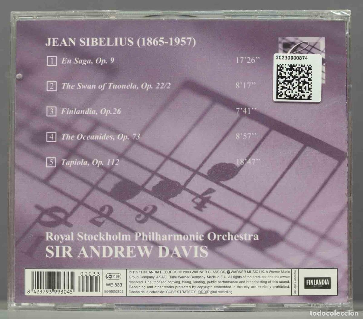 CDs de m&uacute;sica: CD. DAVIS. SIBELIUS. EN SAGA. PRECINTADO - Foto 2