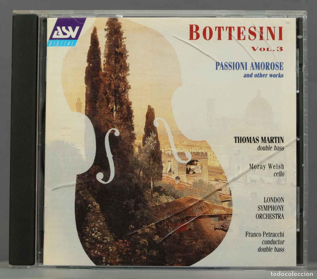 CDs de Musique: CD. Petracchi &ndash; Passioni Amorose And Other Works. BOTTESINI