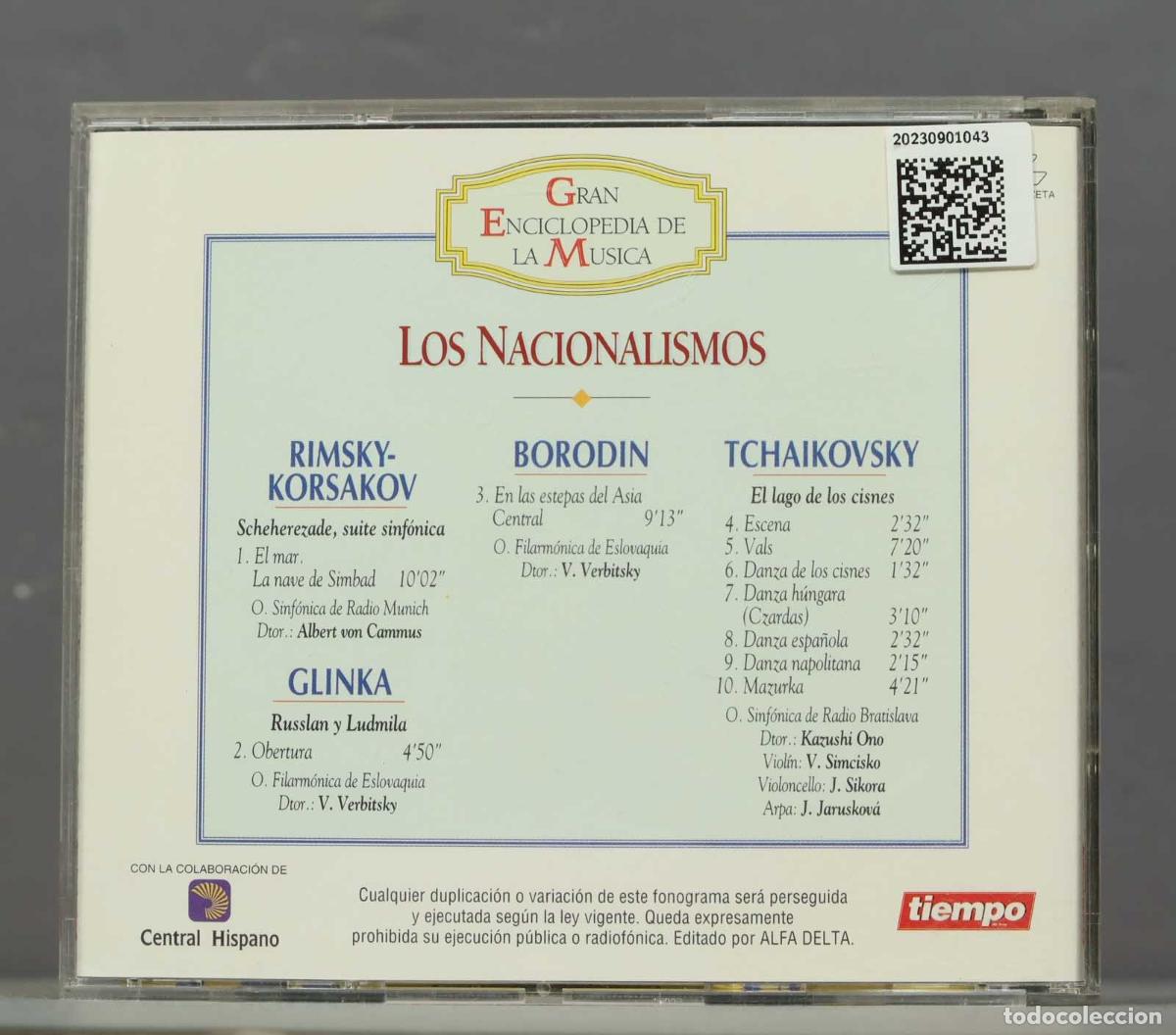 CDs de m&uacute;sica: CD. LOS NACIONALISMOS. 18 - Foto 2
