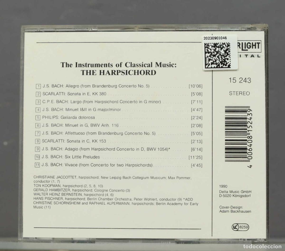CDs de m&uacute;sica: CD. Various &ndash; The Harpsichord - Foto 2