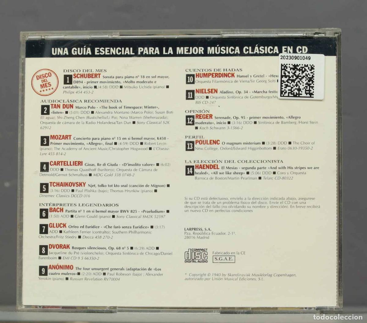 CDs de m&uacute;sica: CD. CUENTOS DE HADAS. UCHIDA. SCHUBERT - Foto 2