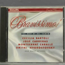 CDs de Música: CD. BRAVISSIMO - BEST OF BEL CANTO